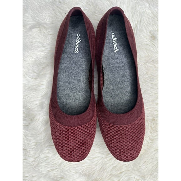 Allbirds Shoes - Allbirds Tree Breezers Women's Size 8.5 Red Sunkissed Ballet Comfort Flat Shoes